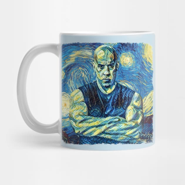 Vin Diesel Van Gogh Style by todos